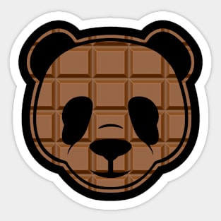 PANDA CHOCOLATE Sticker